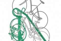 VelHup Confort 3 vélos avec bande de roulement jusqu\'au sol