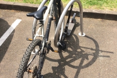 VELSPIR 3 inox avec vélo & trottinette (vue face)