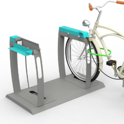 Velec / borne de recharge pour vélo électrique & support 1 vélo