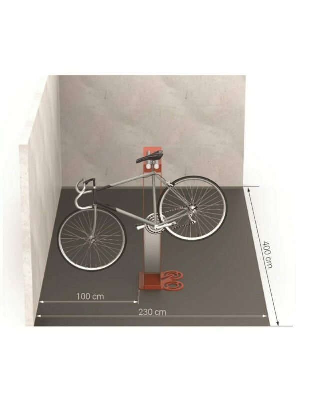 Soporte de suelo universal reforzado para bicicleta